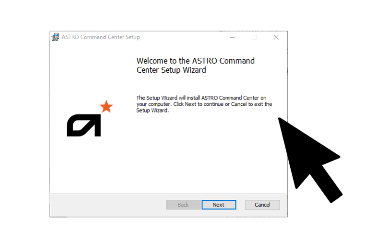 astro command centerwindows 10
